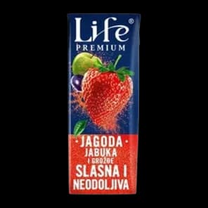 Sok Voćni Jabuka,grožđe,jagoda Junior 100% 250ml Brk Rea