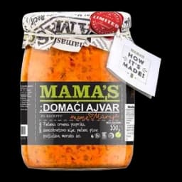 Ajvar Blagi 550gr + Prženi Kiseli Kupus Gratis 1+1 Promo Set Mamas