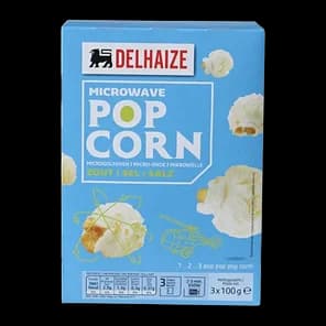 Pop Corn Delhaize slane kok.mikrot.3x90g