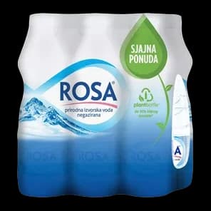 Voda Rosa 0.5l 6pack Vlasinka
