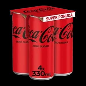 Coca Cola zero limenka 4x330ml