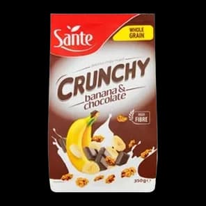 Crucnhy banana cokolada Sante 350gr