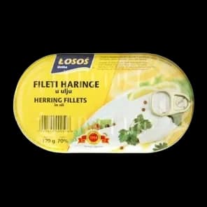 Haringa Fileti U Ulju 170g Losos