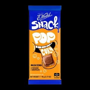 Cokolada Mlecna Pop Corn 90g Wedel