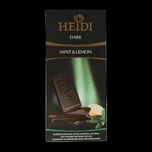 Cokolada crna Mint&Lemon Heidi 80g