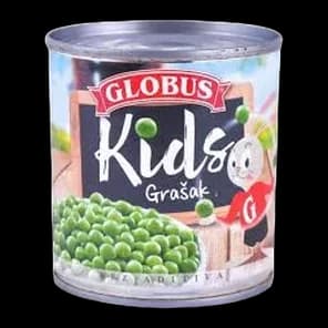Grasak kids sa sargarep.Globus 200g