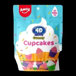 Bombone 4d Cupcakes Gummy 72g Amos