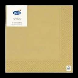 Salvete Troslojne Gold 33x33cm 20 Kom Duni
