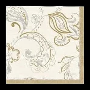 Salvete 33 X 33 Cm Golden Grace Krem 3sl 20 Kom Duni
