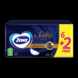 Maramice papirne Softis 4sl 6+2 Zewa
