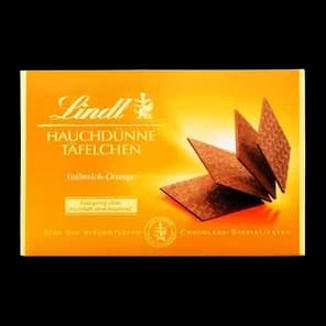 Pralina Swiss Thins Orange 125g Lindt