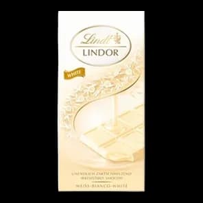 Cokolada bela Lindor 100g