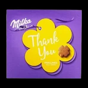 Bombonjera Milka Thank You Milk Creme 110g