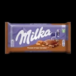 Milka peanut caramel 90 g