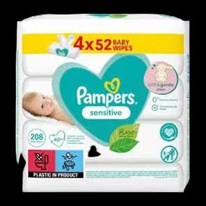 Vlazne maramice Sensitive 4x52 Pampers