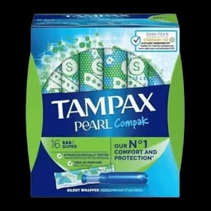 Tamponi Tampax Compak Pearl Super 16/1