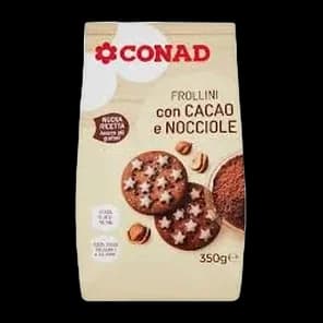 Keks Frollini Kakao I Lesnik 350gr Conad