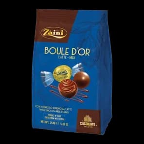 Bombonjera milk and dark gold Zaini 115g