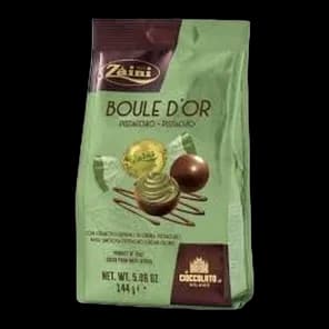 Praline Boule D'or Pistachio 144gr Zaini