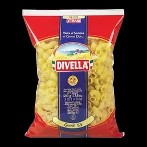 Testenina Gomiti 53 Divella 500g
