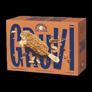Sladoled Gruvi peanutes(4x60g)