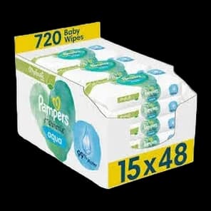 Vlazne maram.Harmonie Pampers Aqua 15X48
