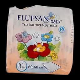 Baby Nepremočivi Podmetači Flufsan 60x60 10kom Europrosan