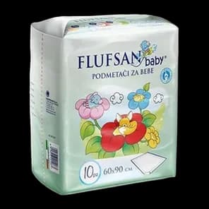 Baby Nepremočivi Podmetači Flufsan 60x90 10kom Europrosan