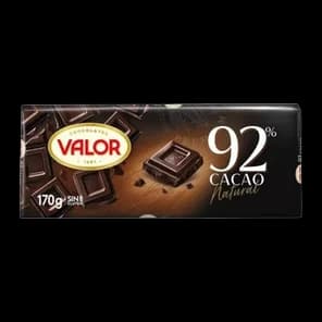 Čokolada Valor 92% Kakaa 170g