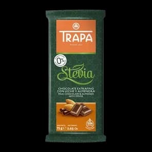 Čokolada Trapa Badem Stevia 75g
