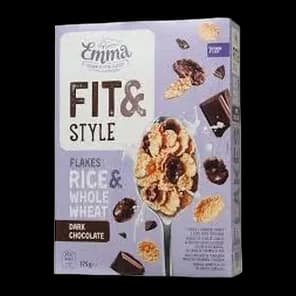 Pahuljice crna cokolada Emma 375g
