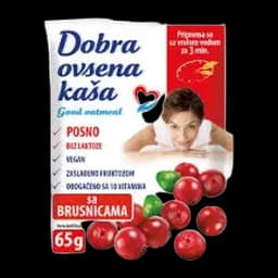 Kaša Dobra Ovsena Brusnica 65g