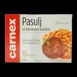 Pasulj Sa Fasiranom Sniclom 400gr Carnex