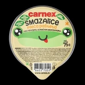 Pašteta Pileća Smazalice 75g Carnex