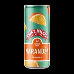 Voda Gazirana Narandza 0.33l Can Knjaz Milos