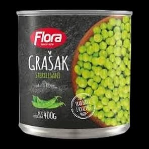 Grašak Sterilisani 400g Flora