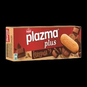 Keks Plazma Plus preliven cokoladom 135g