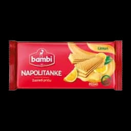 Napolitanke limun Bambi 185g