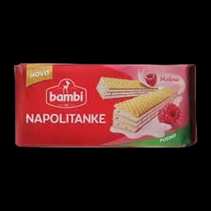 Napolitanke Malina Vafel Bambi 185g