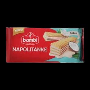 Napolitanke Kokos Vafel Bambi 185 G