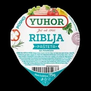 Pasteta riblja sa povrcem Yuhor 75g