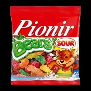Bombone gumene sour Bears Pionir 100g
