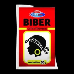 Biber Crni Mleveni 50gr Unijapak
