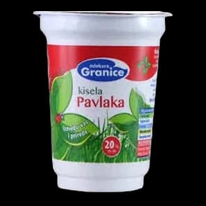 Kisela pavlaka 20%mm Granice casa 400g