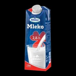 Mleko sterilizov.2.8%mm Meggle cep TP 1l
