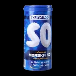 So morska rafinisana,sitna,jodirana dozn