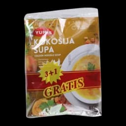 Supe Bistre 65g 3+1 Gratis Yumis