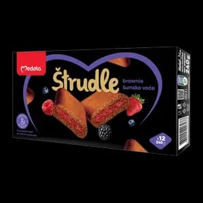 Strudla Brownie sumsko voce Medela 240g