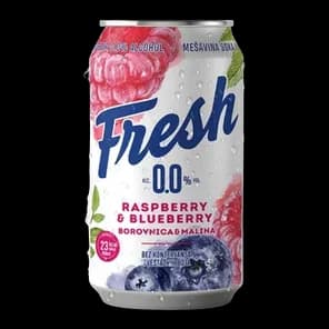 Fresh bor. i malina lim. 0% 330ml