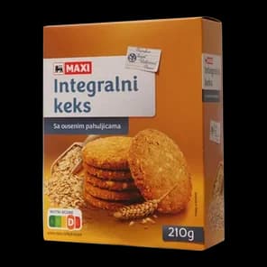 Integr.keks ovsene pahuljice Maxi 210g